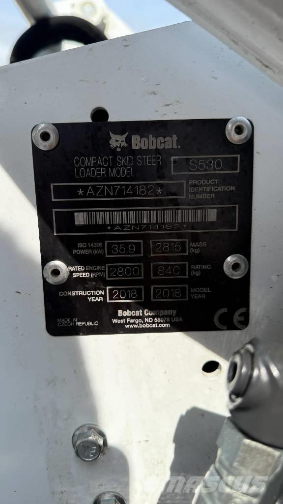 Bobcat S 530 Skid steer mini nakladalci