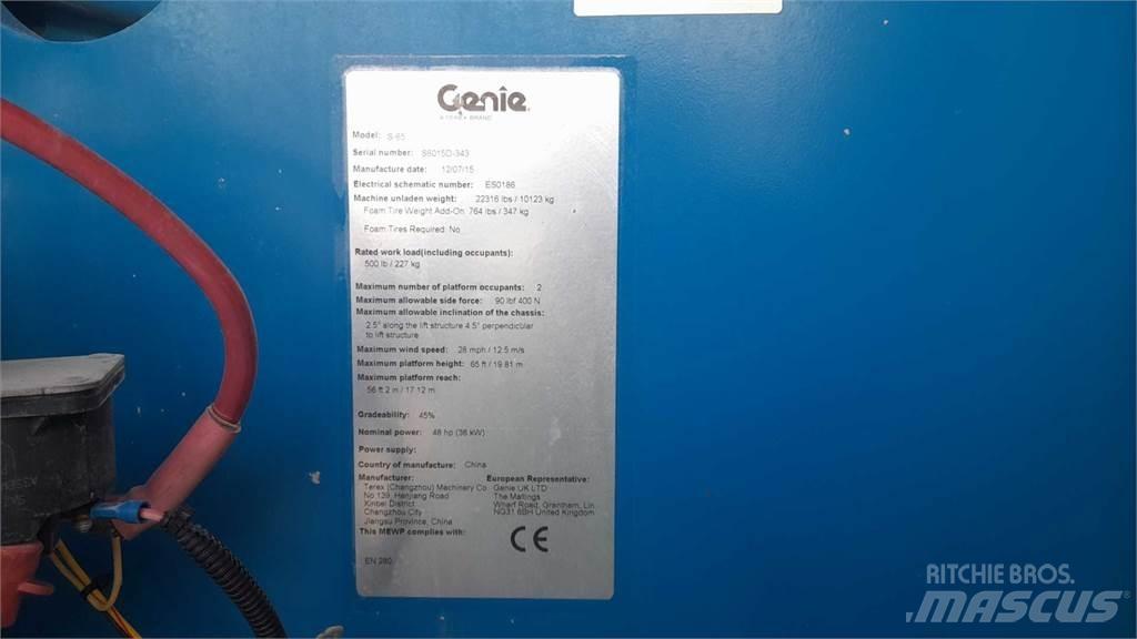Genie S65 Teleskopske dvižne ploščadi