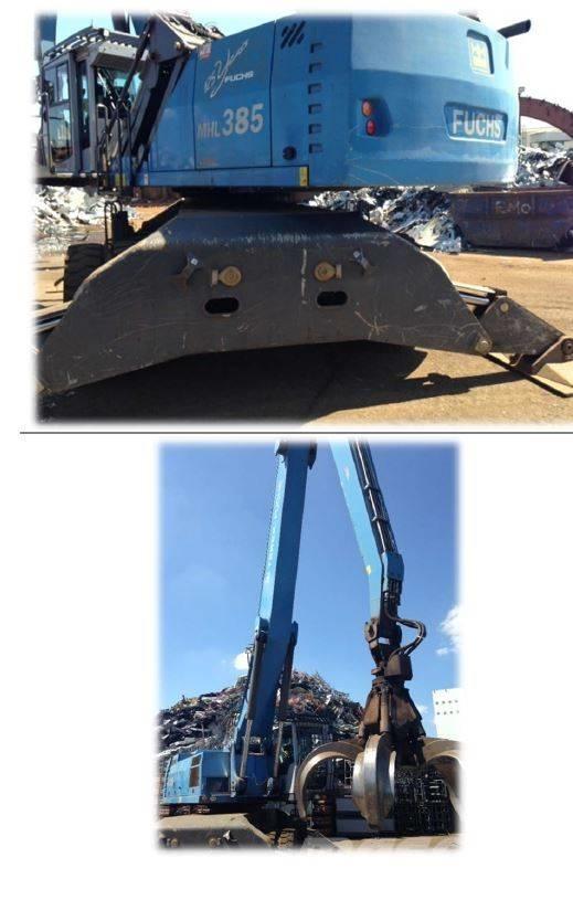 Fuchs MHL 385 Bagri za prekladanje primarnih/sekundarnih surovin