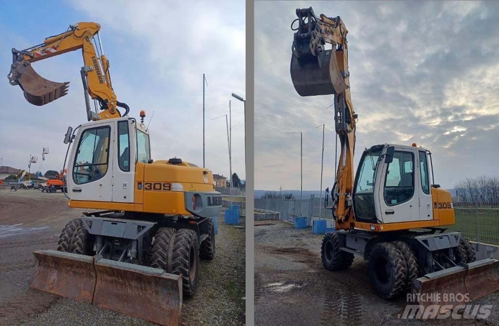 Liebherr A 309 Bagri na kolesih
