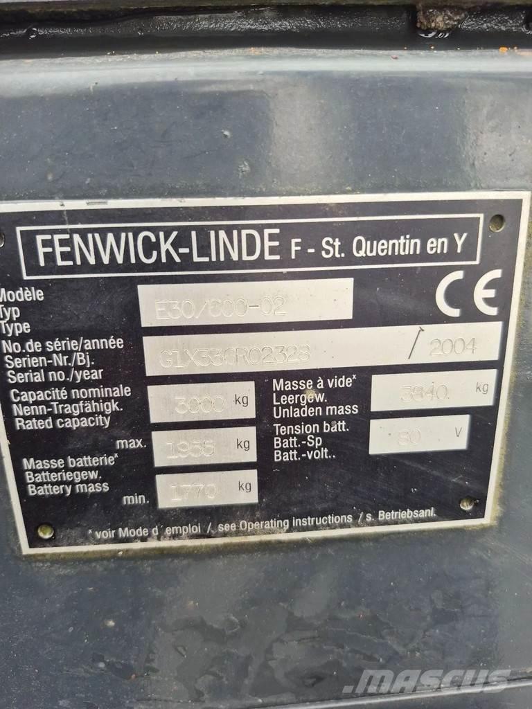 Linde e30/600-02 Električni viličarji