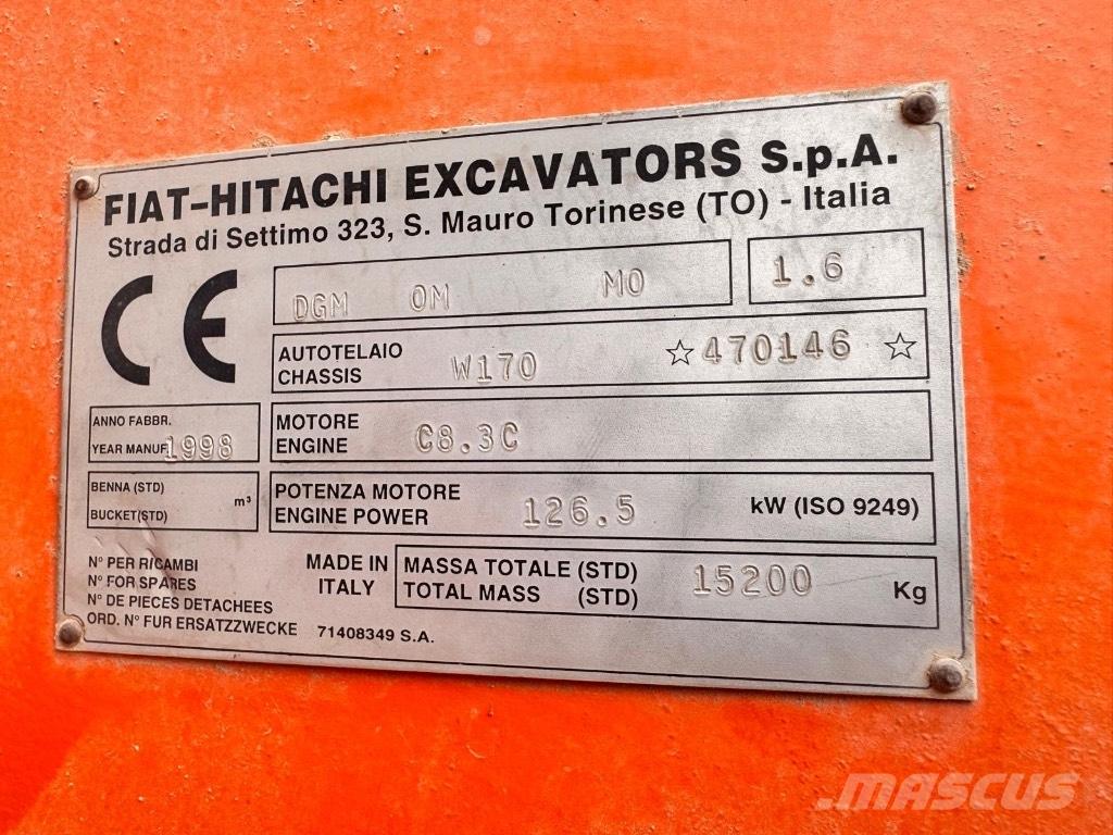 Hitachi W 170 Kolesni nakladalci