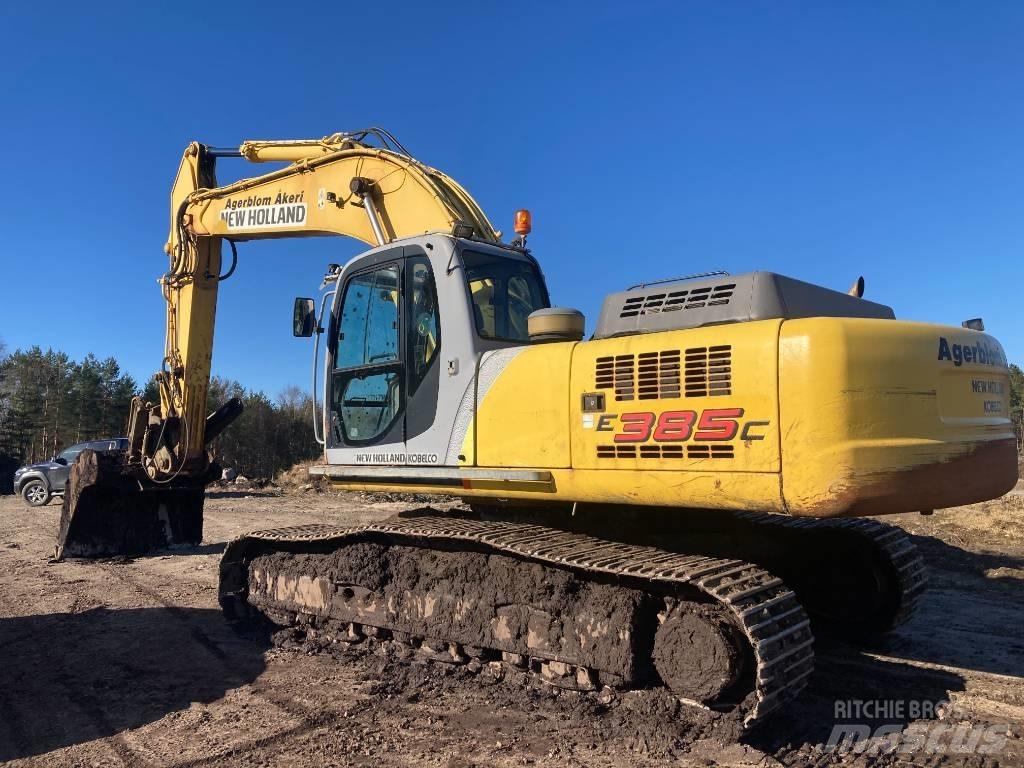 New Holland E 385 Bagri goseničarji
