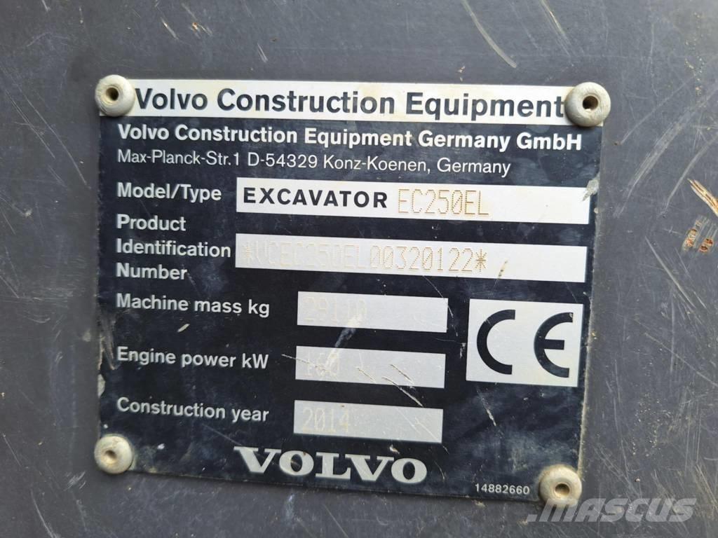Volvo EC 250 EL Bagri goseničarji