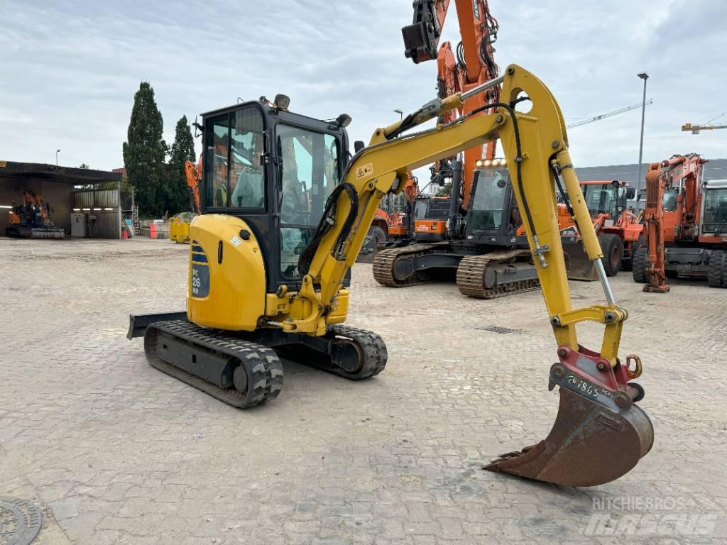 Komatsu PC26MR-3 Mini bagri <7t