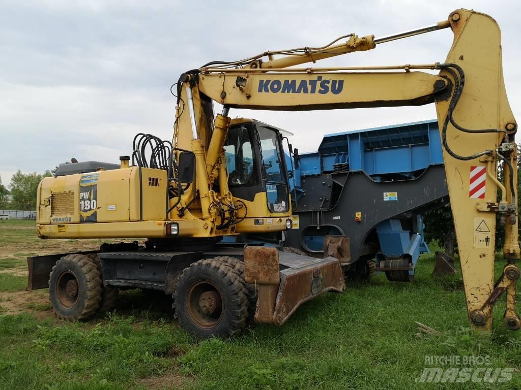 Komatsu PW 180 Bagri na kolesih