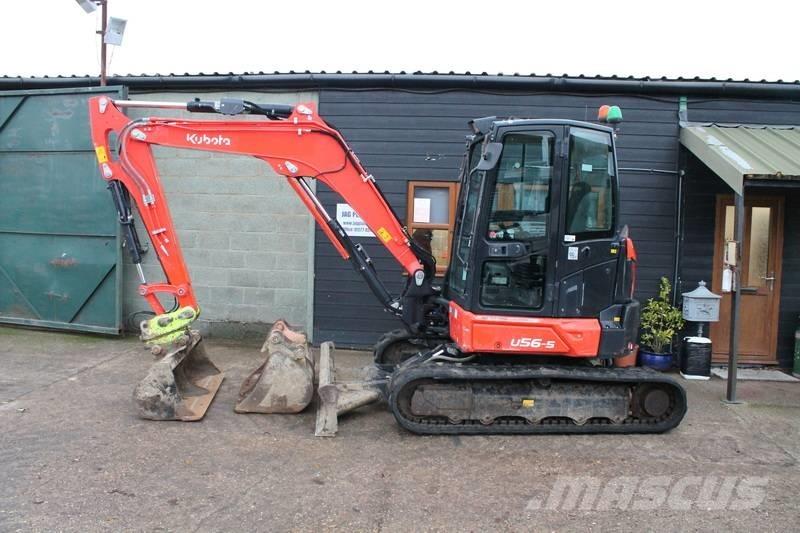 Kubota U 56-5 Mini bagri <7t