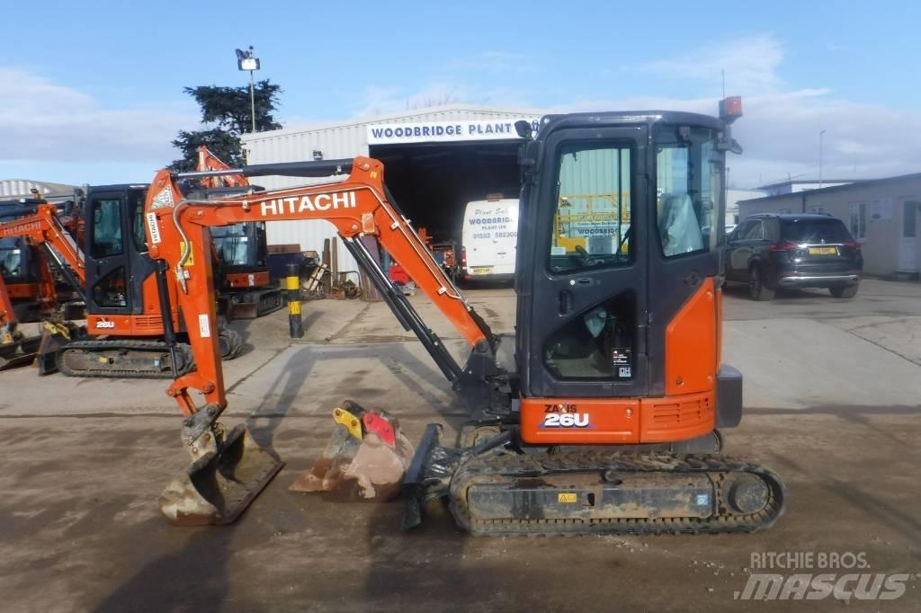 Hitachi ZX 26 U-6 Mini bagri <7t