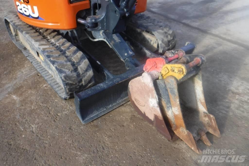 Hitachi ZX 26 U-6 Mini bagri <7t