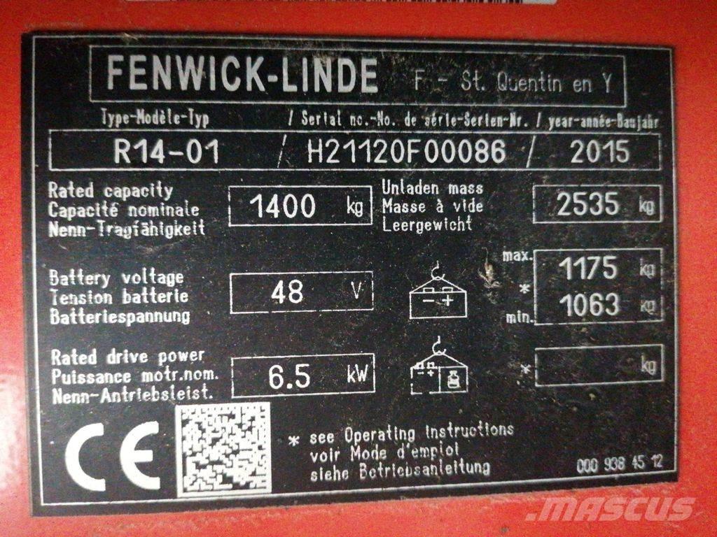 Linde R14-01 Viličarji s pomičnim teleskopom