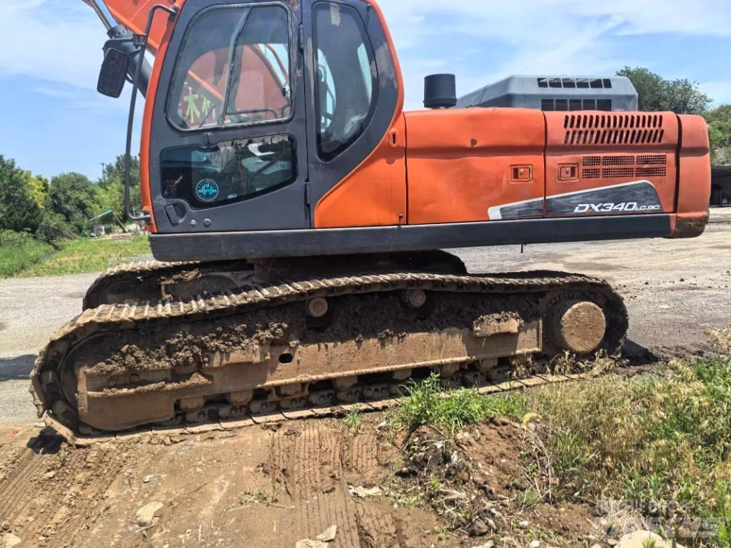Doosan DX 340 LC Bagri goseničarji