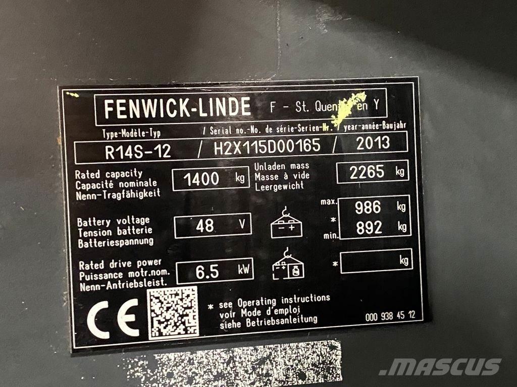 Linde R14S-12 Viličarji s pomičnim teleskopom