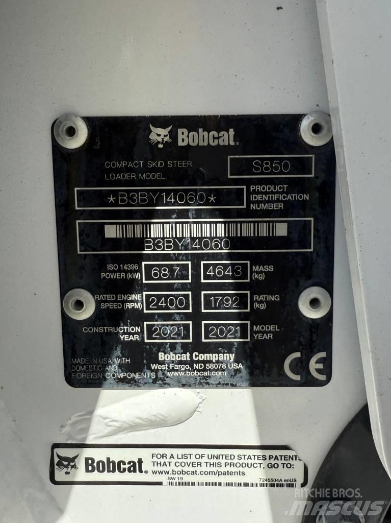 Bobcat S 850 Skid steer mini nakladalci