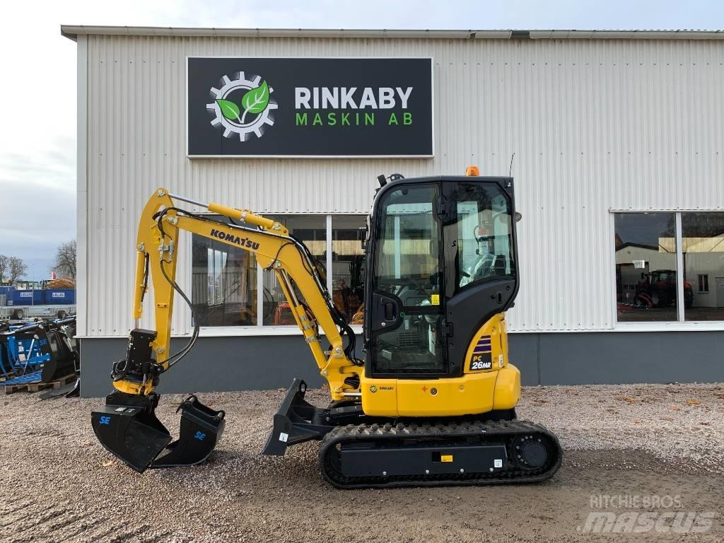 Komatsu PC26 MR-5 Mini bagri <7t