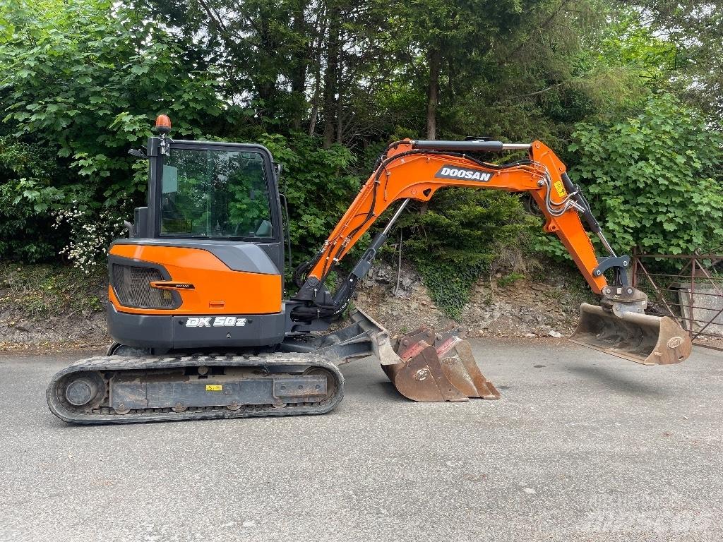 Doosan DX 50 Z Mini bagri <7t