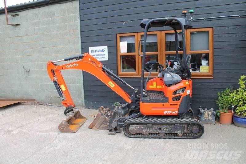 Kubota U 17-3 Mini bagri <7t