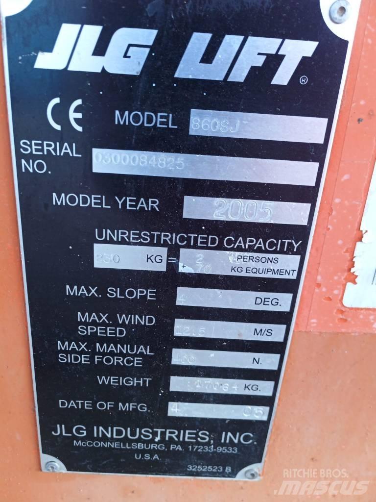 JLG 860 SJ Teleskopske dvižne ploščadi