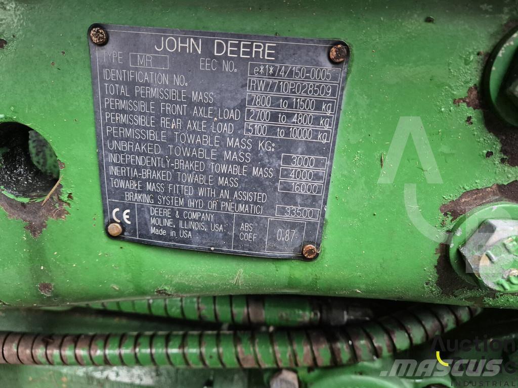 John Deere 7710 Traktorji