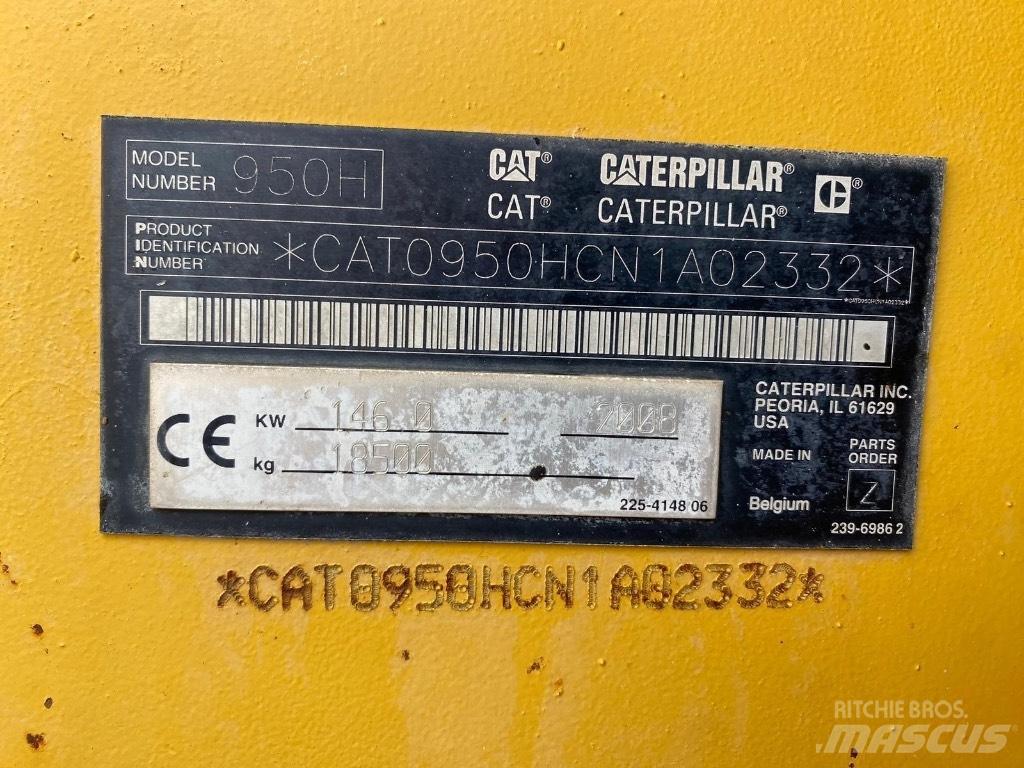 CAT 950 H Kolesni nakladalci