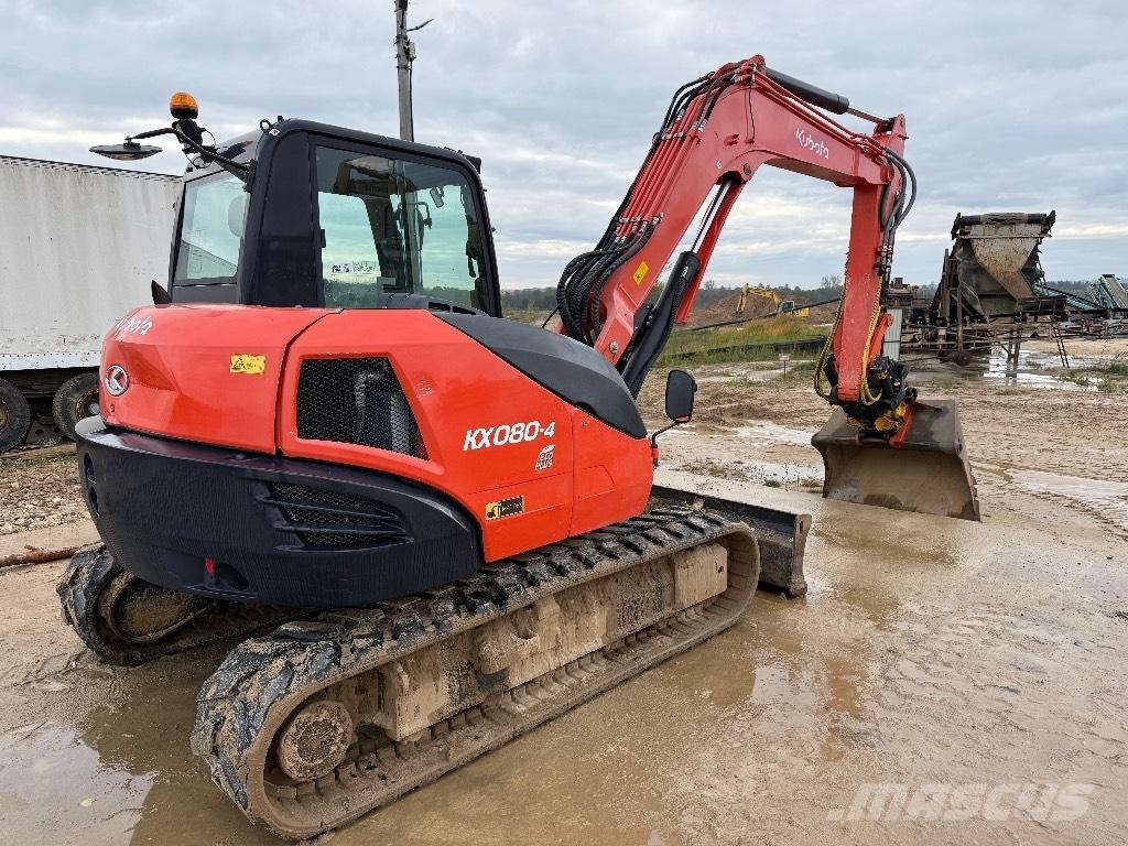 Kubota KX 080-4 Mini bagri <7t