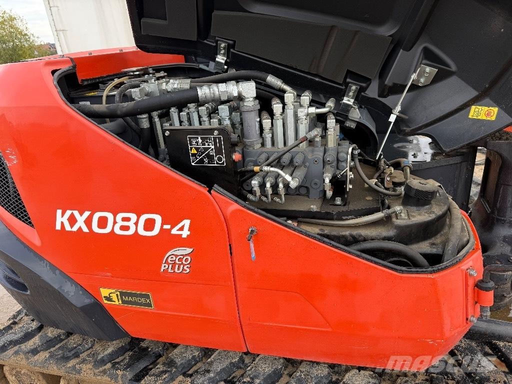 Kubota KX 080-4 Mini bagri <7t