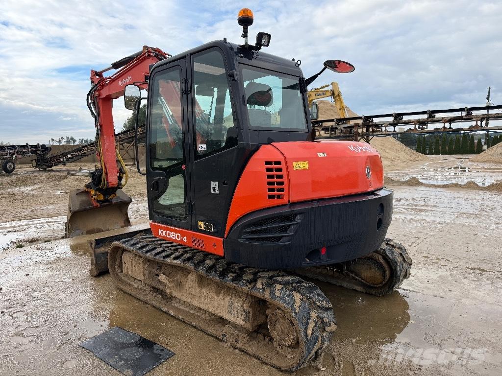 Kubota KX 080-4 Mini bagri <7t