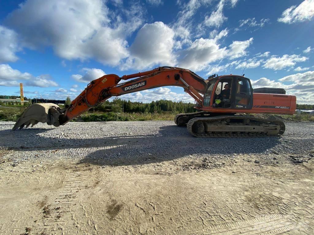 Doosan DX420LC Bagri goseničarji