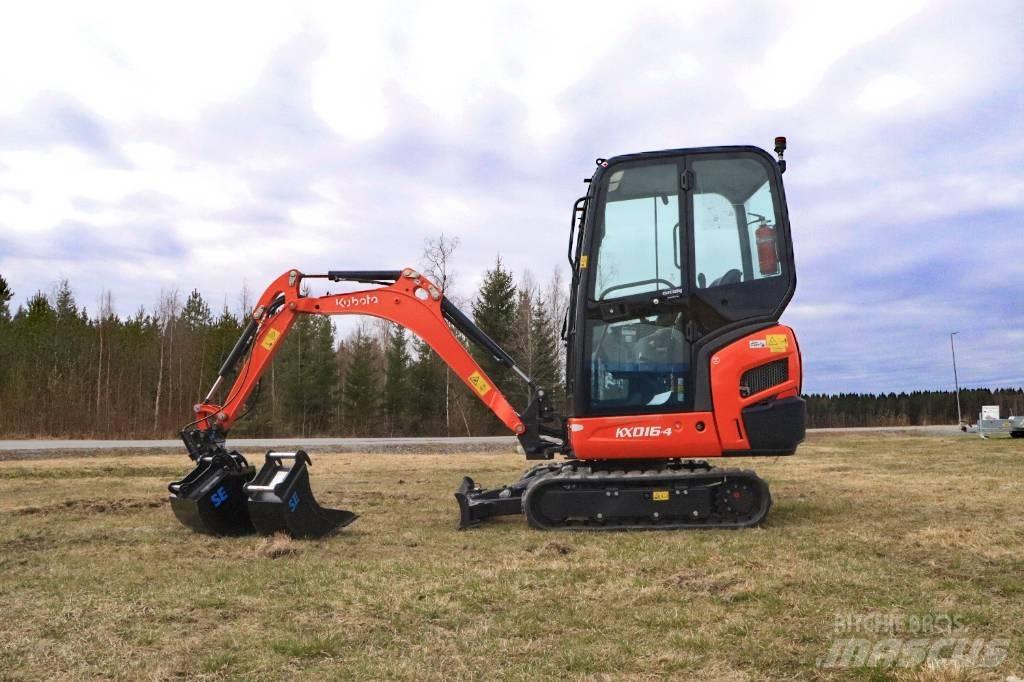 Kubota KX016-4 Mini bagri <7t