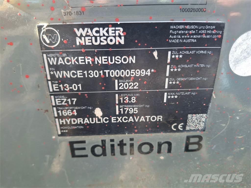 Wacker Neuson EZ17 Bagri goseničarji