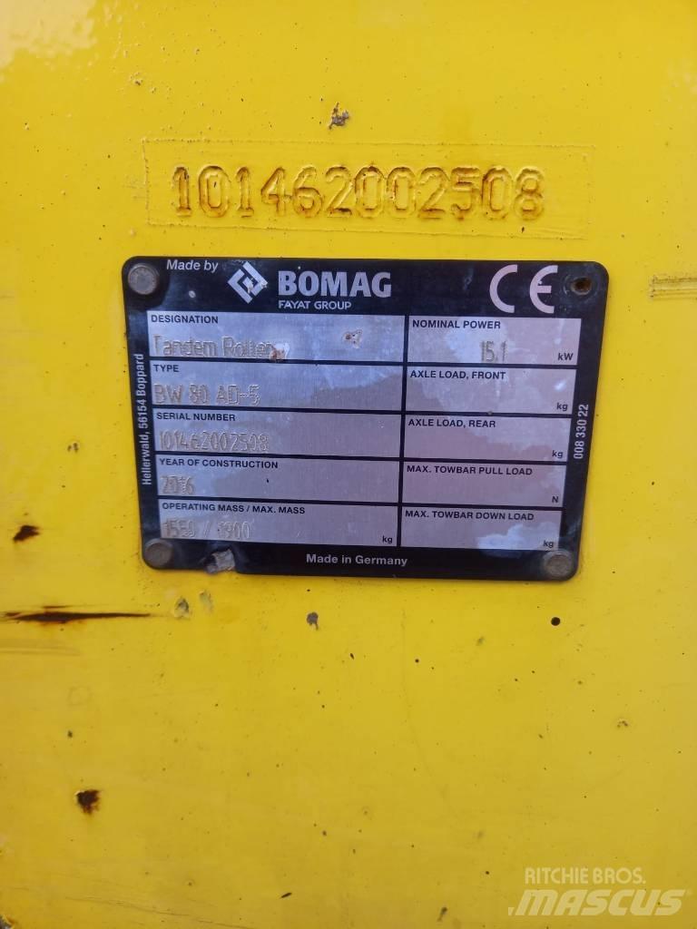 Bomag BW 80 AD-5 Dvojni valjarji