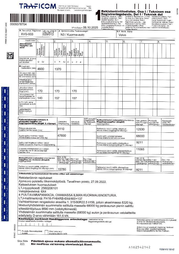 Volvo FH 16 Tovornjaki za hlode
