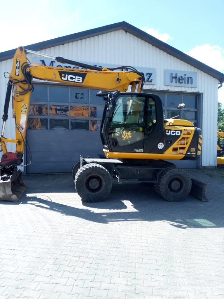 JCB JS 145 W Bagri na kolesih