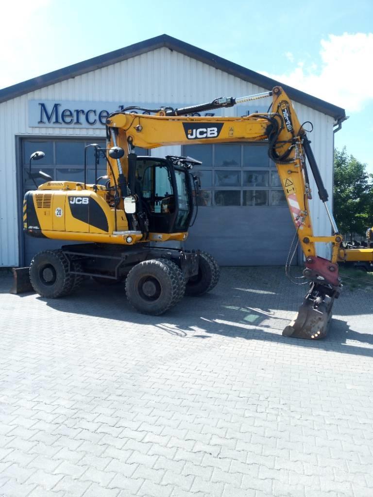 JCB JS 145 W Bagri na kolesih