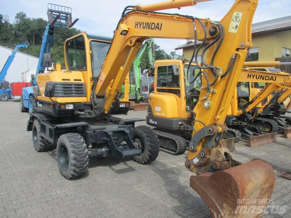 Hyundai Robex 55W-9 Bagri na kolesih