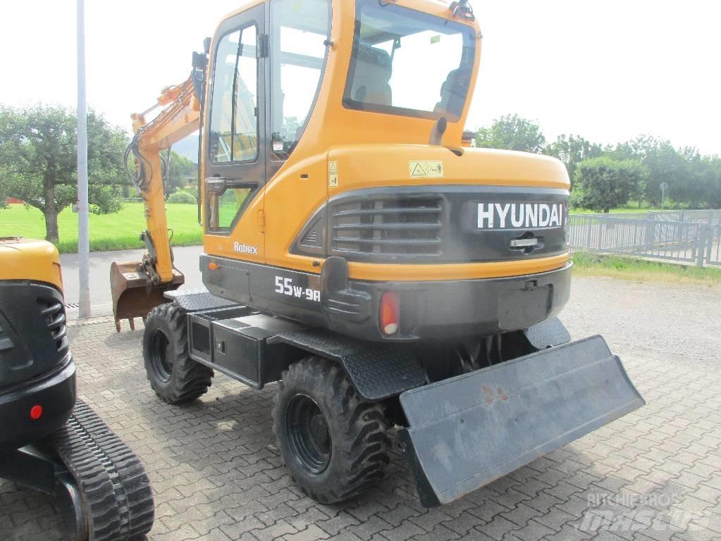 Hyundai Robex 55W-9 Bagri na kolesih