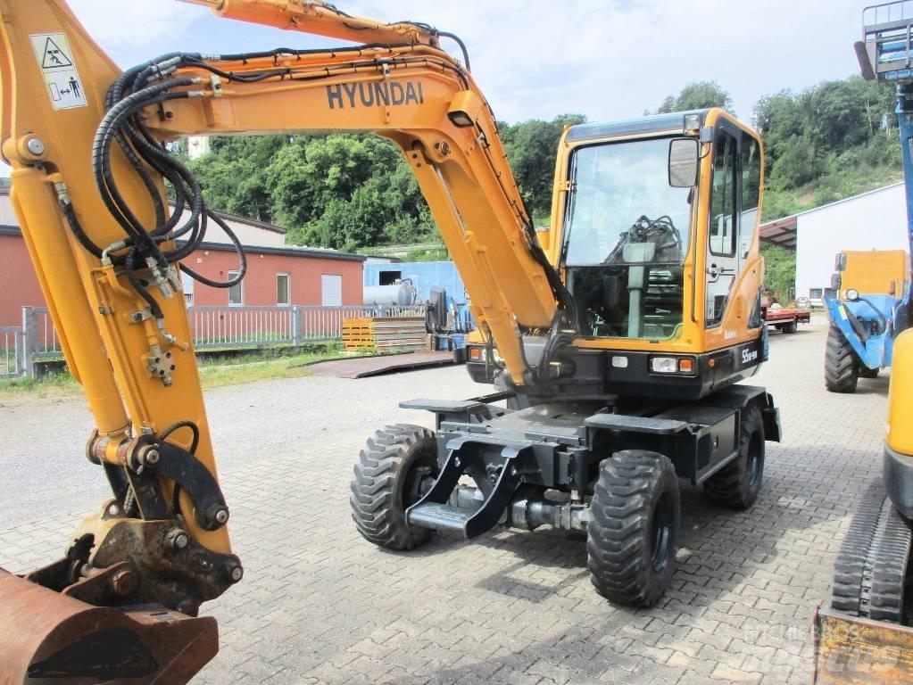 Hyundai Robex 55W-9 Bagri na kolesih