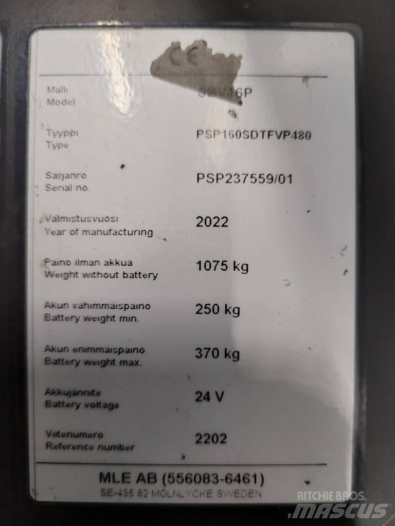Mitsubishi SBV 16 P Samopogonski ročni viličarji