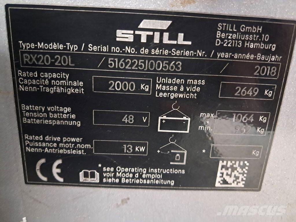 Still RX20-20L Električni viličarji