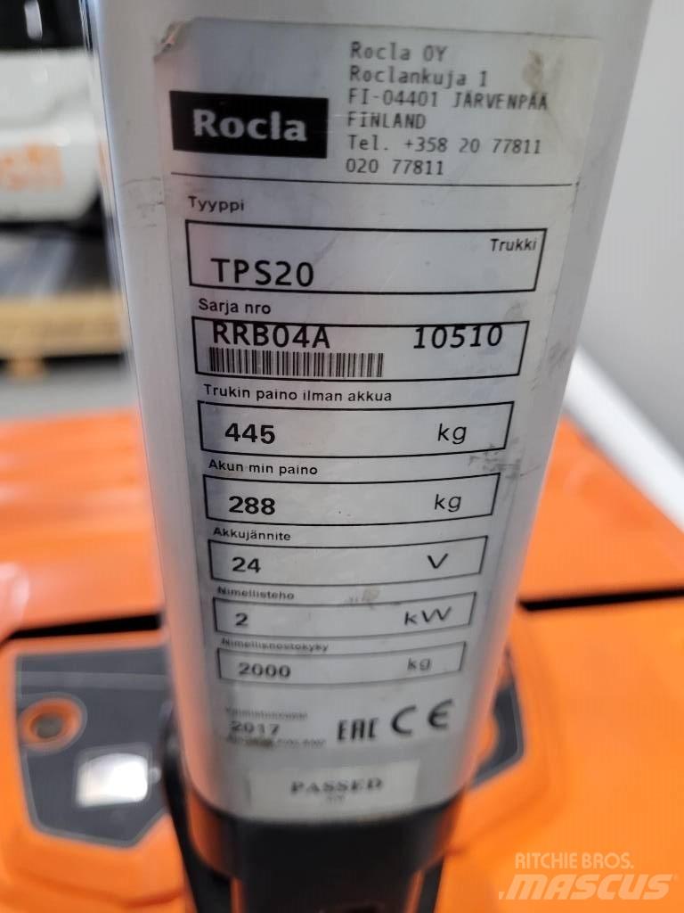 Rocla TPS20 Električni nizko dvižni viličar s stojiščem