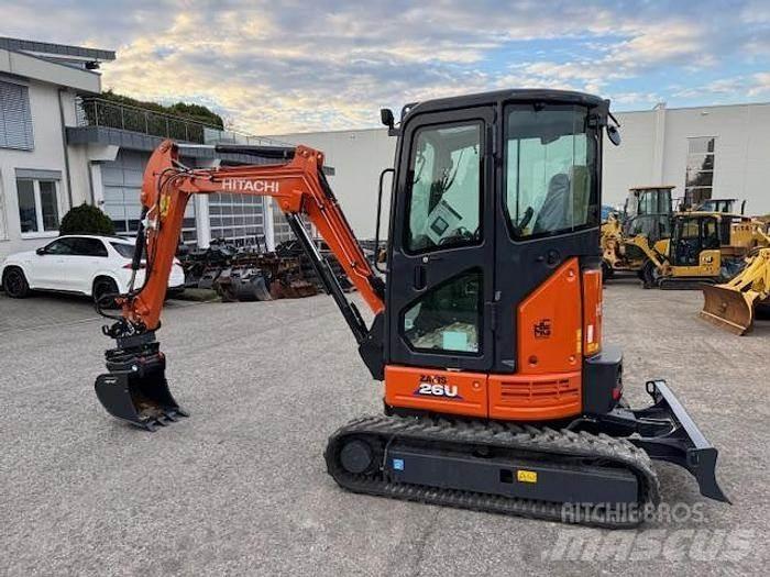 Hitachi ZX26 U-6 Mini bagri <7t