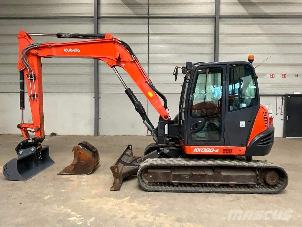 Kubota KX 080-4 Midi bagri 7t – 12t