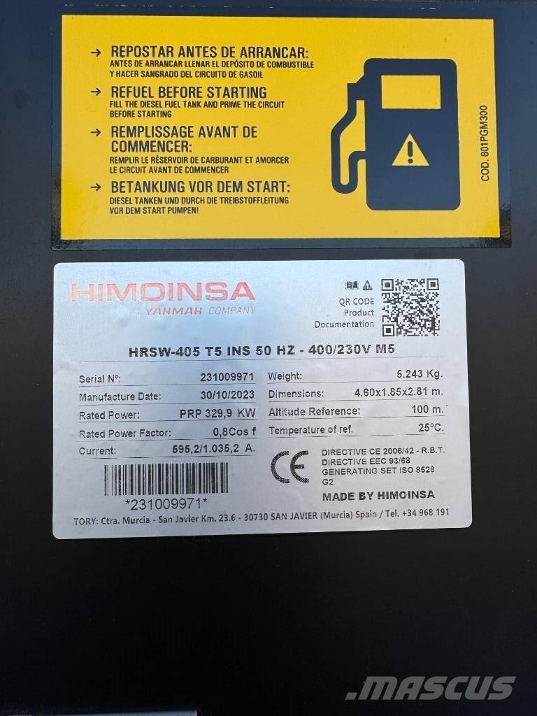 Himoinsa 405 Kva Dizelski agregati