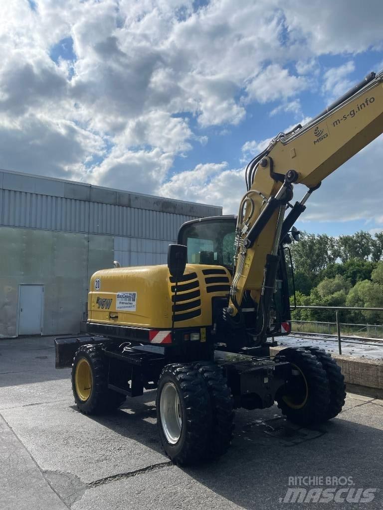 Yanmar B 95 W Bagri na kolesih