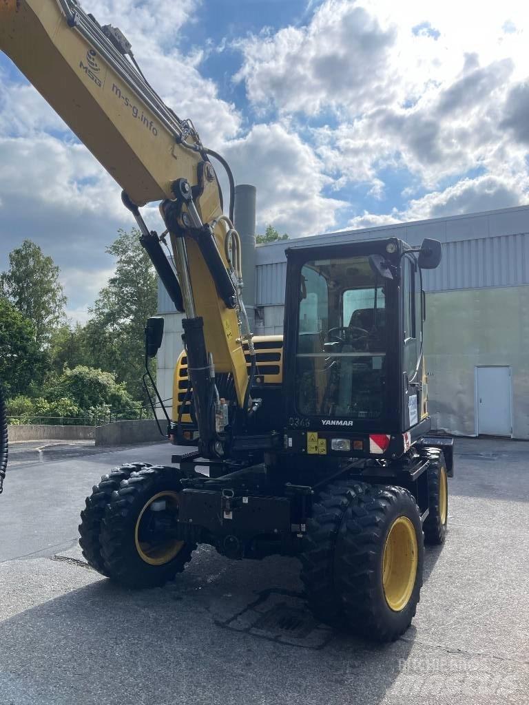 Yanmar B 95 W Bagri na kolesih