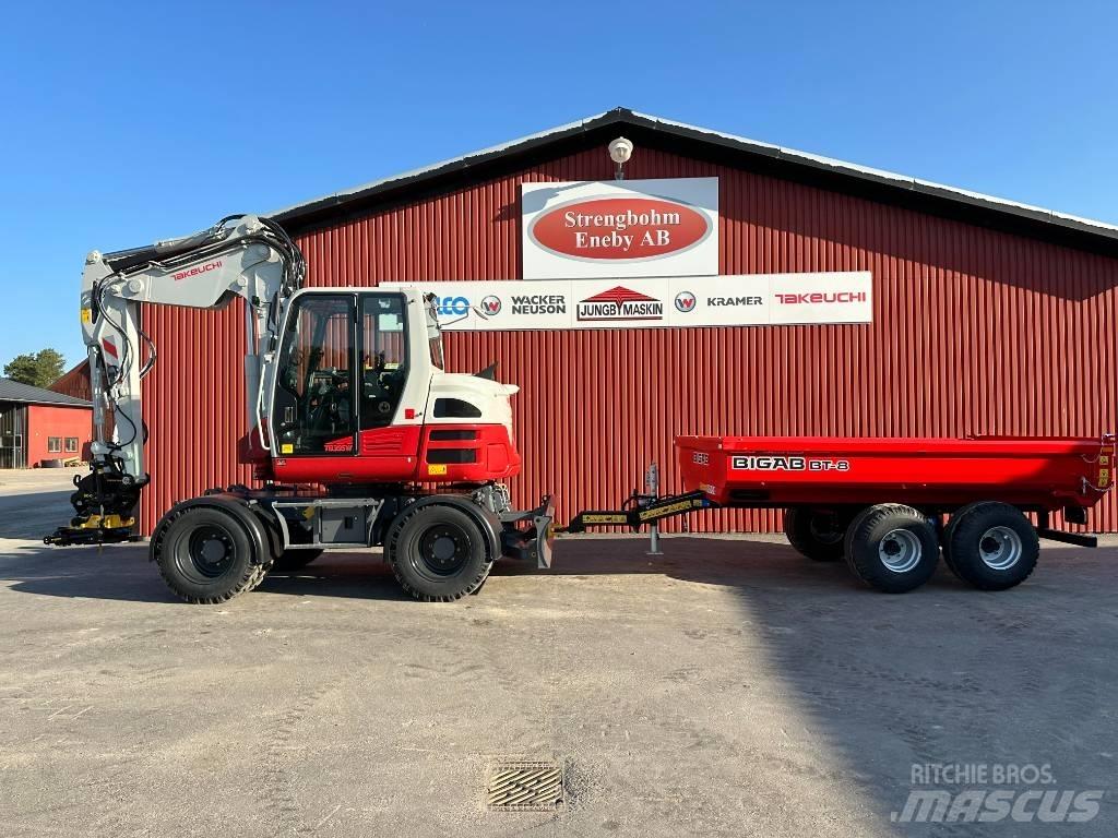 Takeuchi TB 395 W Bagri na kolesih