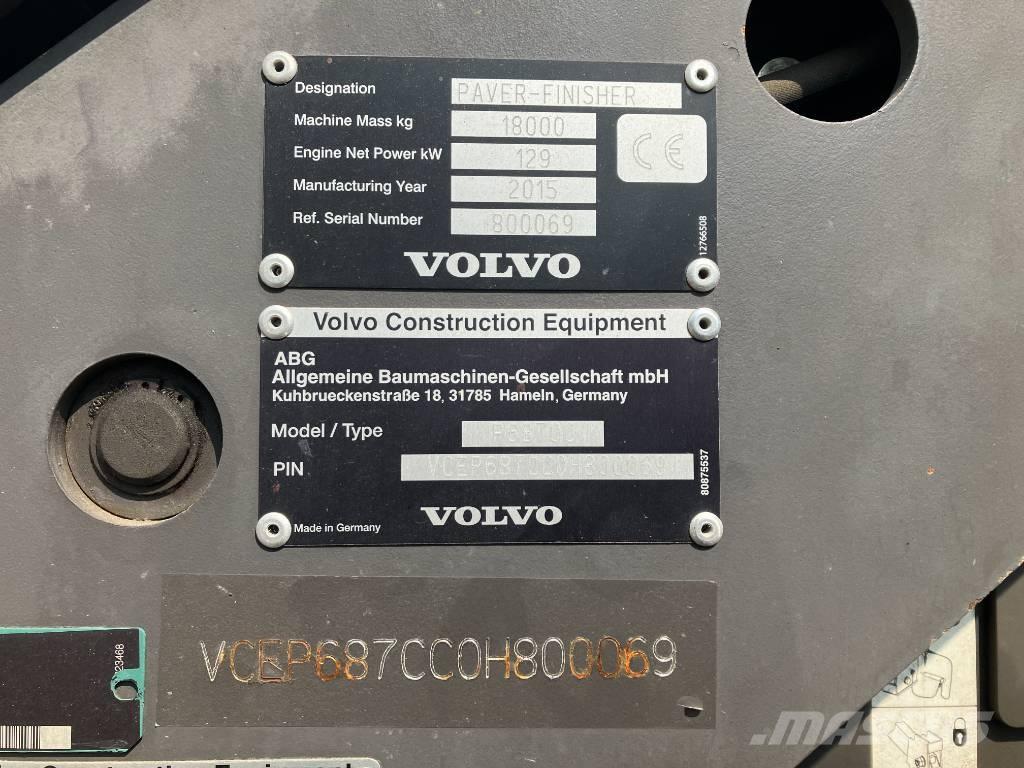 Volvo P 6870 C Asfaltni finišerji
