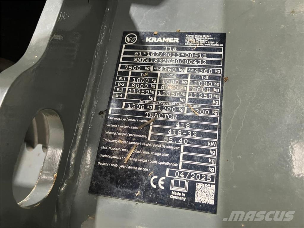 Kramer KT276 Kmetijski teleskopski nakladalci