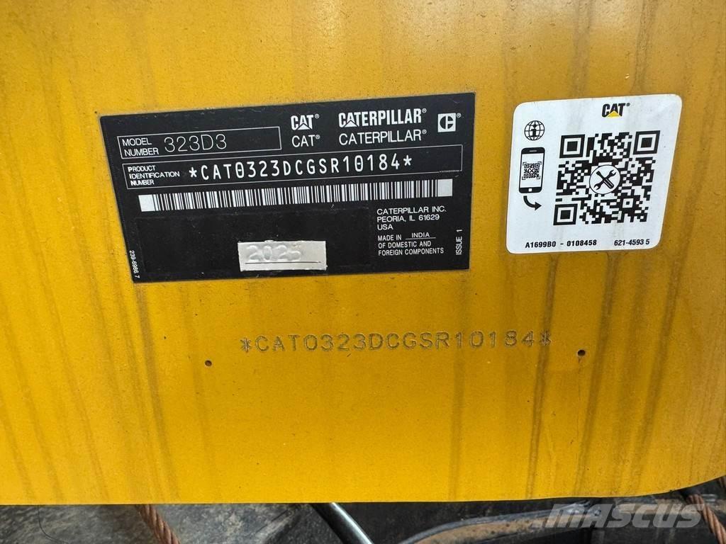 CAT 323D3 Bagri goseničarji