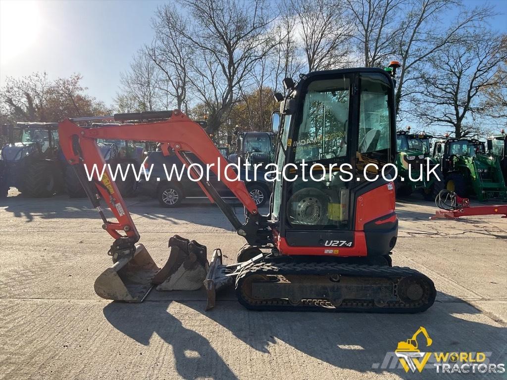 Kubota U 27-4 Mini bagri <7t