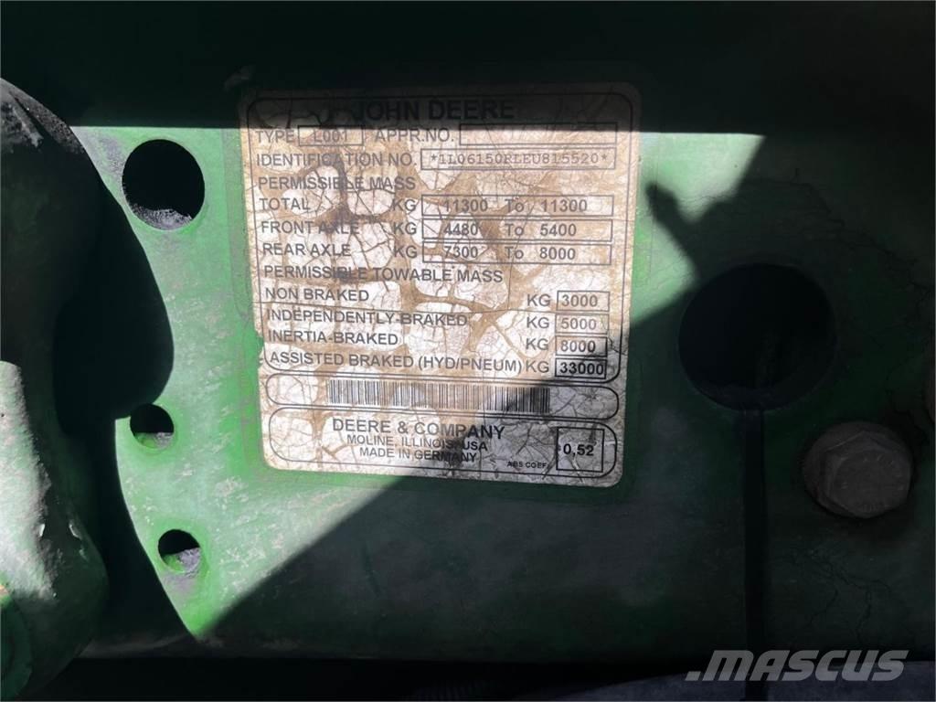 John Deere 6155R Traktorji